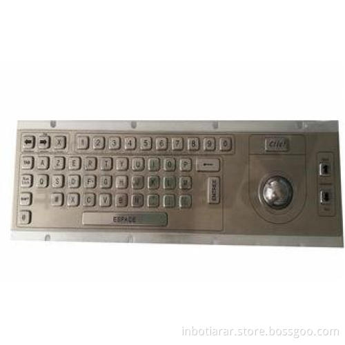 52 Key Industrial Keyboard With Trackball 38mm , Dust-proof